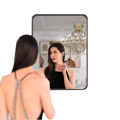 China Living Room Factory Custom Size Silver Gold Black Metal Framed Mirrors for Decor Wall Bathroom Living Room for sale