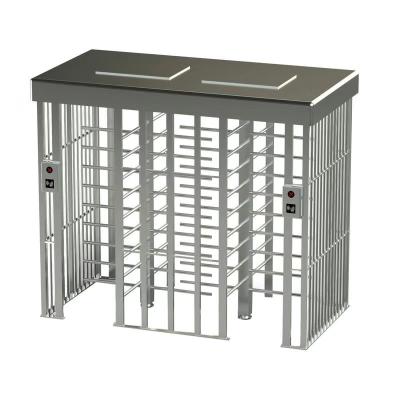 China Biometric Access Double Lane SUS 304 Full Height Turnstiles for sale