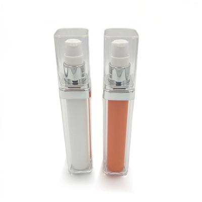 China PMMA Acrylic Foundation Pump Bottle Empty Makeup Bottle 33*30*158mm for sale