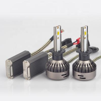 China Factory Supply SS30 Aluminum Premium Quality Auto Car LED Headlight High Power Three Colors 3000K 4300K 6500K With Flash 3600LM 33W H1 for sale