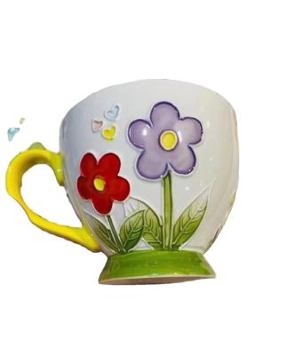 China Viable Customized Ceramic Coffee Mugs Gift Design Mug CartoonMug Breakfast Mug for sale