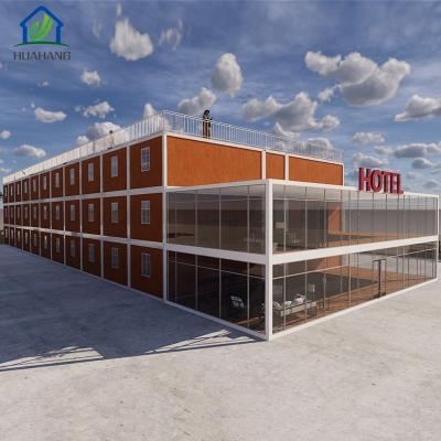 China Car Park Prefab 40ft Capsule Living Module Amenities Container Hotel House For Australia for sale