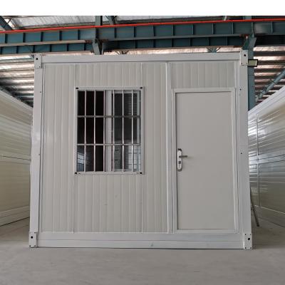 China Modern Low Cost Modular Prefab Homes 20ft Office Folding Container Portable Foldable House for sale