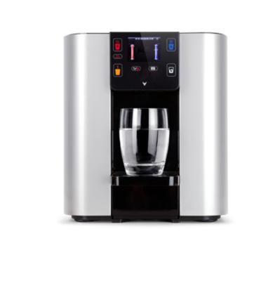 China Hotel Space Saver Water Dispenser Desktop Drinking Cooler with Hot and Cold Water for sale