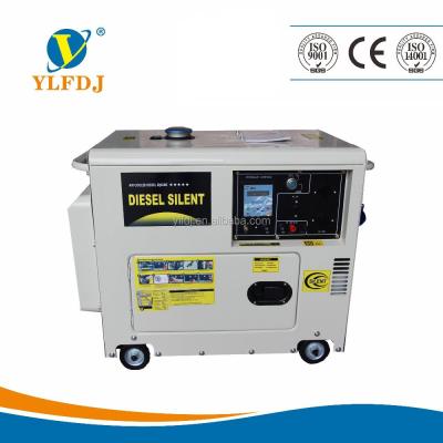 Chine Générateur diesel portable de 5 kW de 110 volts silencieux à vendre