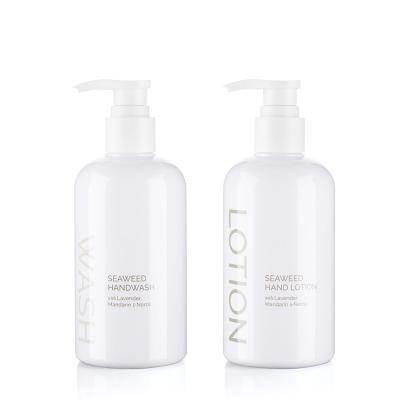 China Opaque Color Body Lotion Bottle 10 OZ Logo Printing Empty Cosmetic Bottle for sale