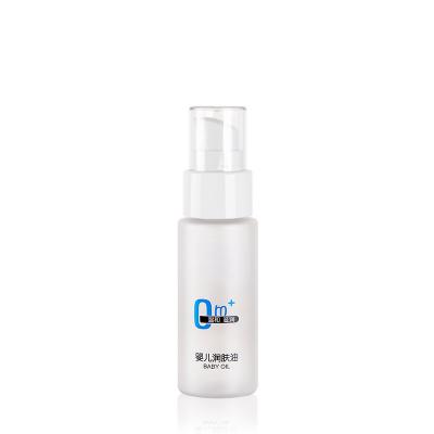 China Cylindrical 50ML Portable Travel Size PET Lotion Bottle with Pump and Over Cap for sale