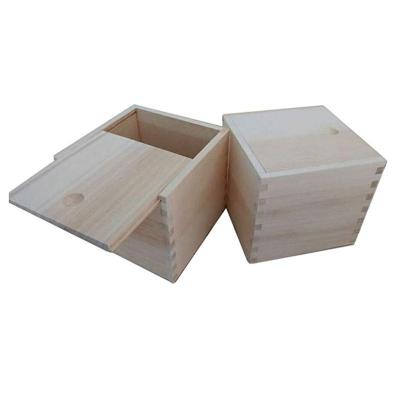 China Handmade Wholesale Custom Cheap Slider Wooden Box for sale