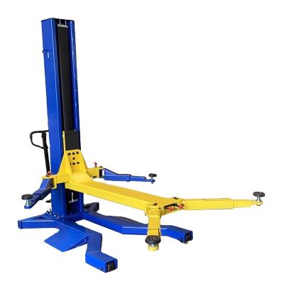 China Portable Car Repair Center 110V One Post Auto Lift 6000 Lbs for sale