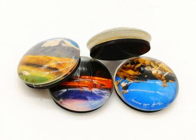 China De Koelkastmagneten van de toeristenherinnering van het de Koepelkristal van 35 Mm Diameter het Glasmateriaal Te koop