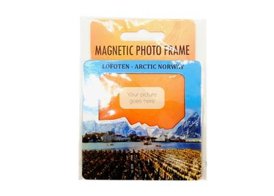 China Op maat gemaakte flexibele magnetische fotoraam voor koelkast 4 kleuren afdruk op maat koelkastmagneet Te koop
