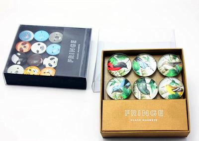 China 25mm 40mm 50mm de Magneet van de de Drukkoelkast van de Douanefoto met Giftdoos Verpakking Te koop