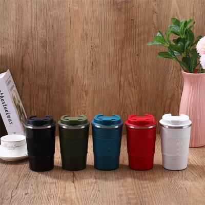 China Morden Luxury modern luxury tea pot with thermal insulation sleeve business cup 304 stainless steel vacuum large capacity coffee cup for sale