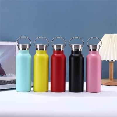 China PORTABLE Mountaineering outdoor cup Gift stainless steel sports kettle Thermos cup handy water cup for sale