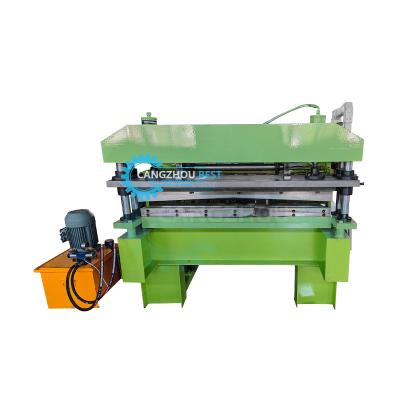 China Hot Rolled Steel Cut To Length Coil Roll Forming Machine With Auto Stacker for sale