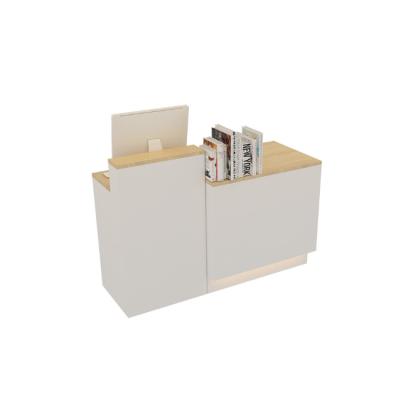 China Modern Customized Clothing Dress Service Checkout Counter Cashier For Clothing Stores Cheap Wooden Retail Receipt Counter For Sale Price for sale