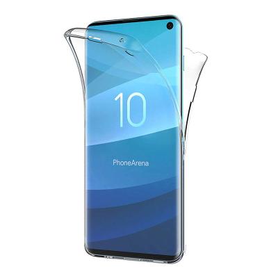 China Hot Selling Dirt-resistance 360 Degree Full Cover Soft Phone Case TPU Cell Phone Case For Samsung Galaxy S10 for sale