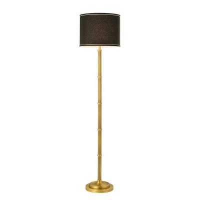 China EUROPEAN Nordic Modern Hotel Living Room Corner Decorated With Vintage Brass Floor Lamps for sale