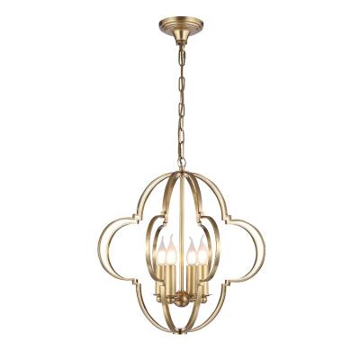 China Modern Nordic Luxury Brass Chandelier Modern Ceiling Chandelier Gold Decoration Living Room Pendant Light for sale