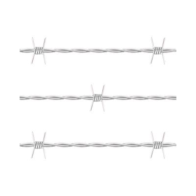 China Easily Assembled Galvanized Barbed Wire Wholesale Price By Fence Roll Barbed Wire Design for sale