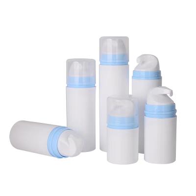 China Easy Squeeze Free Skin Care Cosmetic Bottle Custom Airless Pump 50ml Waste Spray Bottle With Lotion And Liquid for sale