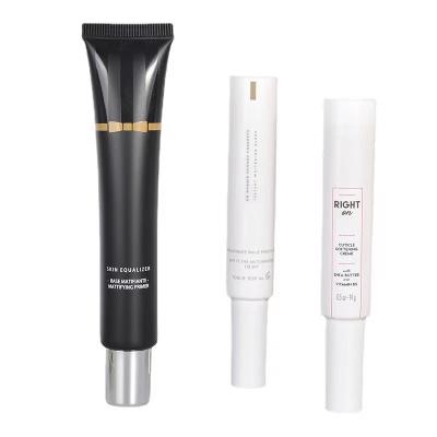 China High Quality Custom Cosmetic Face Detergent Tube Black PP Cosmetic Squeeze Bottle For Eye Cream for sale