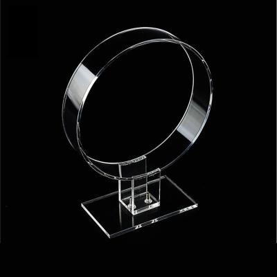China Eco-Friendly SHI SHENG Black Clear Acrylic Headband Headband Rack Holder Organizer for Hair Accessories Display for sale