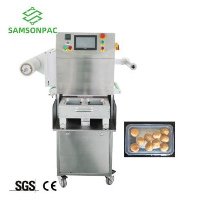 China Industrial Semi-automatic Food Meatball Wrapper SS-380 Modified Atmosphere Packaging Machine for sale