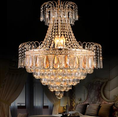 China Hoge luxe moderne kroonluchters - kwaliteit die de decoratieve lichten van de de kroonluchterstegenhanger van de kristalverlichting hangen Te koop
