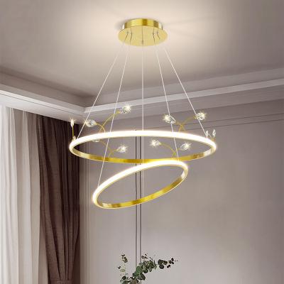 中国 装飾的なLED Epistarの豪華な現代水晶の吊り下げ式の軽いアパート 販売のため