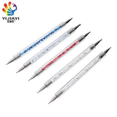 China Professional Salon 5pcs/set Nail Brush Drawing Liner Brush Phototherapy Finger Nail Art Brush Decoration Dot Painting Manicure Tools for sale
