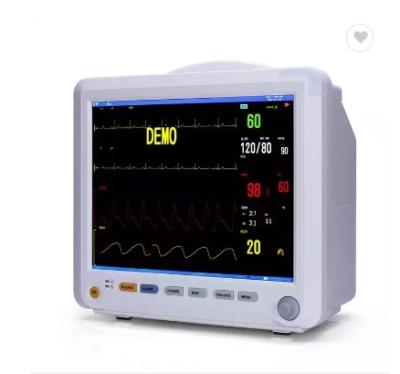 Cina Multi monitor di parametro ICU di Multiparameter del monitor a 12 pollici del monitor paziente ETCO2 SPO2 ECG in vendita