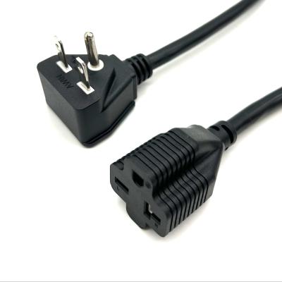 Chine Cable d'alimentation certifié aux États-Unis câble d'extension avec NEMA 6-15P à vendre