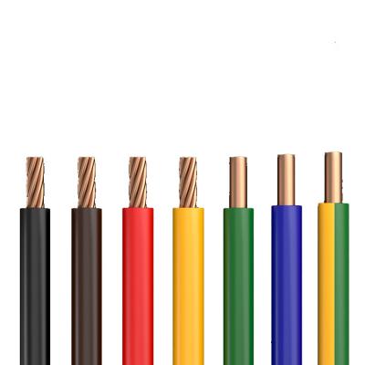 China Electrical Household Appliances Free Samples 6 Mm Single Core Stranded BV Wiring Electrical Cable Copper Wire for sale