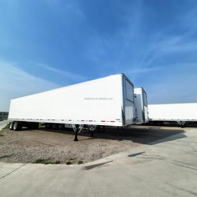 China Amerika Markt Semi-Anhänger mit Schiebeachs-System und Aluminium Composite Sandwich Isolation Wände zu verkaufen