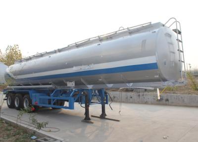 China Tri-Achs Aluminium-Tanker-Anhänger, 46000L Öl-Brennstoff-Transfer-Tank-Anhänger zu verkaufen