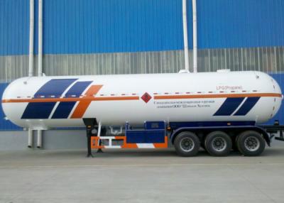 Κίνα 58000L Ατσάλι 3 άξονες LPG δεξαμενόπλοιο ρυμουλκούμενο, υγροποιημένη βενζίνη καυσίμων ρυμουλκούμενοι προς πώληση