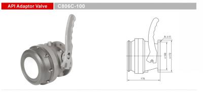 Chine Ventilateur d'adaptateur API / Ventilateur ADR Pièces et accessoires de camions GETC806C -100 à vendre