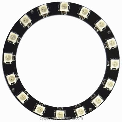 China LANDSCAPE 16 Bits RGB5050 16LED WS2812 SK6812 LED Ring Halos Angel Eye DC5V SMD Programmable Addressable Round Circle WS2812B 16 PCs LED for sale