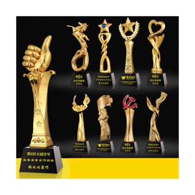 China SmallOrders G020302 New Custom Metal Pallets Crystal Trophy New Chinese Chinese Resin Wooden Decoration Opens Medal Thumb Trophy Custom Medal for sale