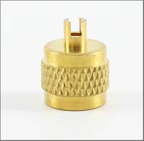 China 1/4'' Threaded Brass Cap for Access Valve Filter Drier Valve New Condition for sale