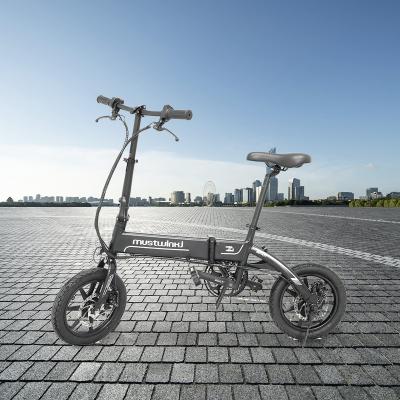 China 48V 250W 250W 48V Motor Travel Folding City E-bike 5.2AH Lithium Battery Rear Foldable Electric Bike for sale