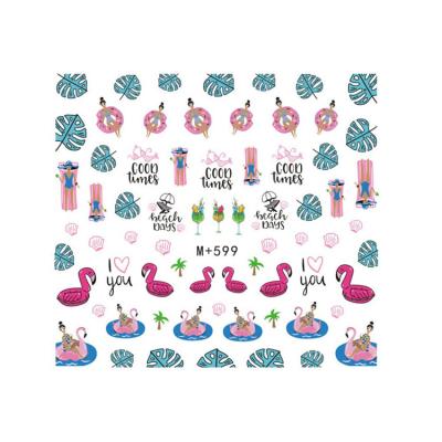 China Wholesale Nail Art Decoration Decal Halloween Festival Style Kids Summer Series Beach Candy Sticker for sale
