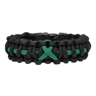 China FASHIONABLE Teal Ribbon Line Paracord Survival