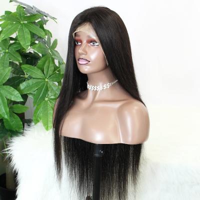 China Deep Wave 26 Inch 13x6 HD Lace Front Human Hair Wigs 180% Density Brazilian Straight Lace Glueless Wigs For Human Black Women for sale