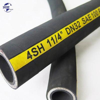 中国 工場直販 柔軟性 EN856 4SH 4SP ワイヤスピラル 水圧ゴムホース 販売のため