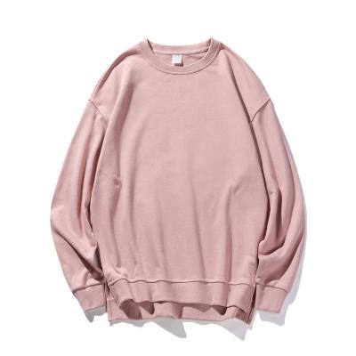 China QUICK DRY LUXI Unisex Apparel Custom Logo Split Side Slit Hoodie Sweatshirt OEM ODM Split Edge Sweatshirt Fashion for sale