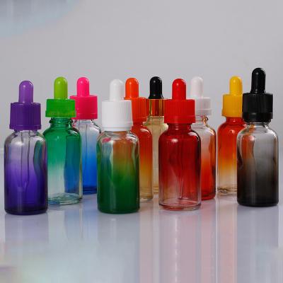 China 5ml,10ml,15ml,20ml,30ml,50ml,100ml clear essential oil bottle dropper glass bottle,multicolor for sale