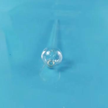 China High-temperature quartz glass tube ball-end Bet test tube for laboratory research/Quartz spherical tube for sale