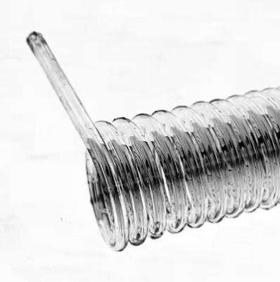 中国 透明なクォーツガラス管/クォーツスピラルクォーツ管 (化学産業に適用される) 販売のため